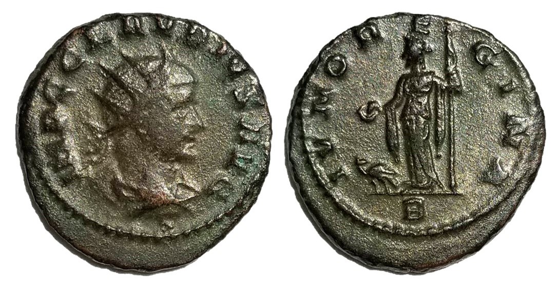 Claudius II IVNO REGINA right facing bust.jpg