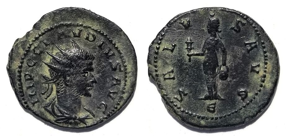 Claudius II SALVS AVG Isis and sistrum.jpg