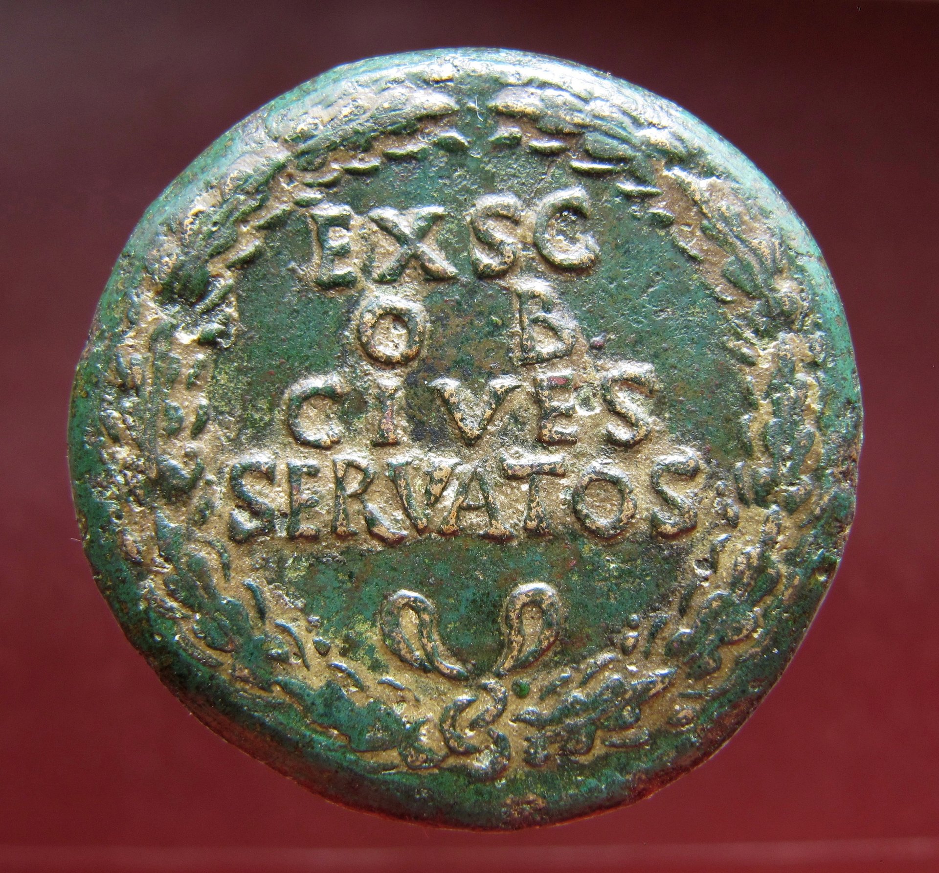 Claudius sestertius-Wreath-Rev - 1 (1).jpg