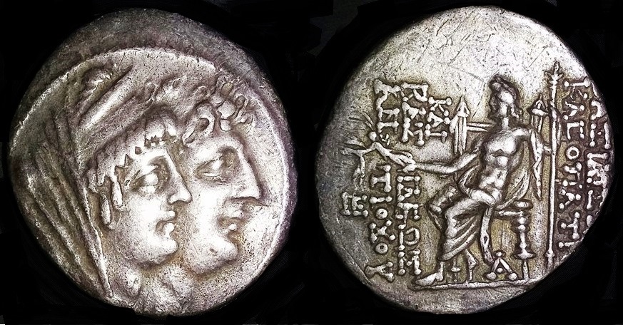 Cleopatra Thea and her son, Antiochus VIII | Coin Talk