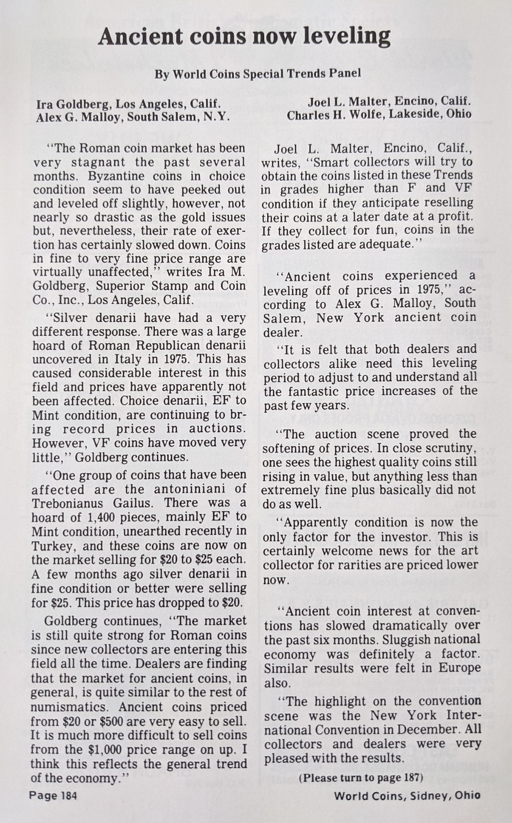 Clipping - 1976 Coin Trends report.jpg