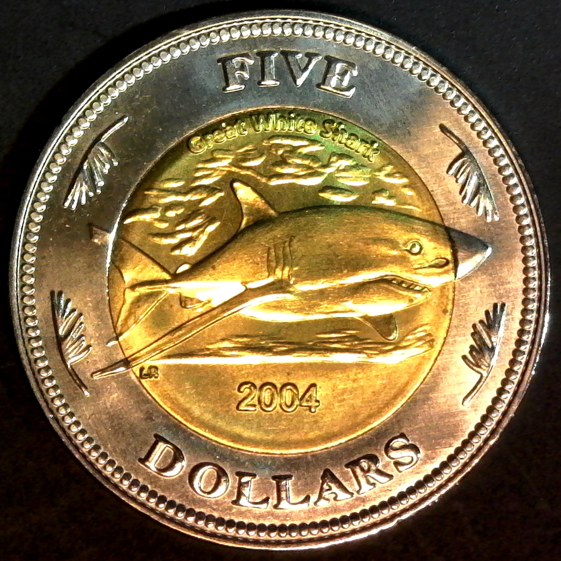 Cocos Keeling Five dollars 2004 fantasy token rev.jpg