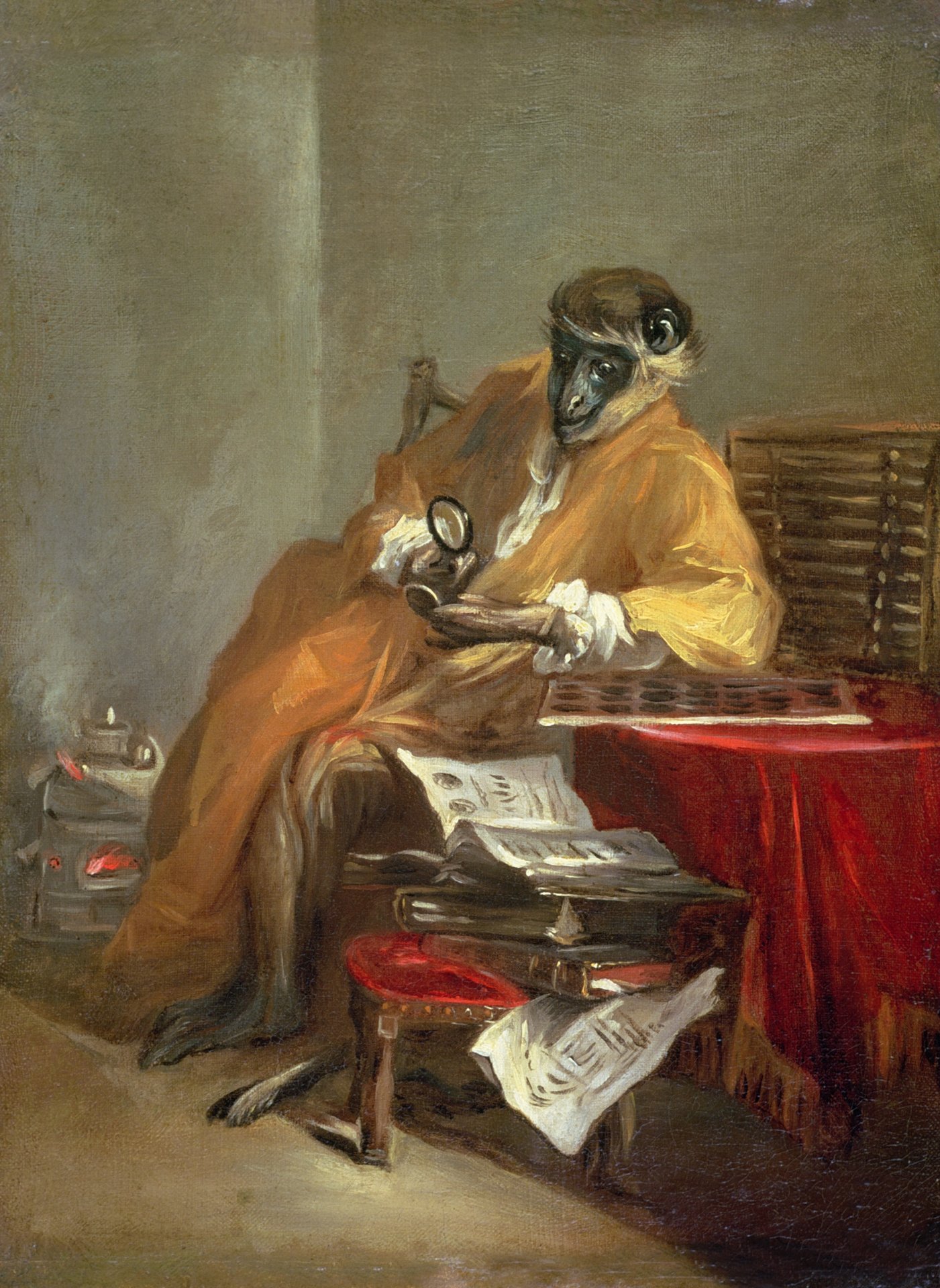 Coin Collector Jean Siméon Chardin The Monkey Antiquarian.jpg
