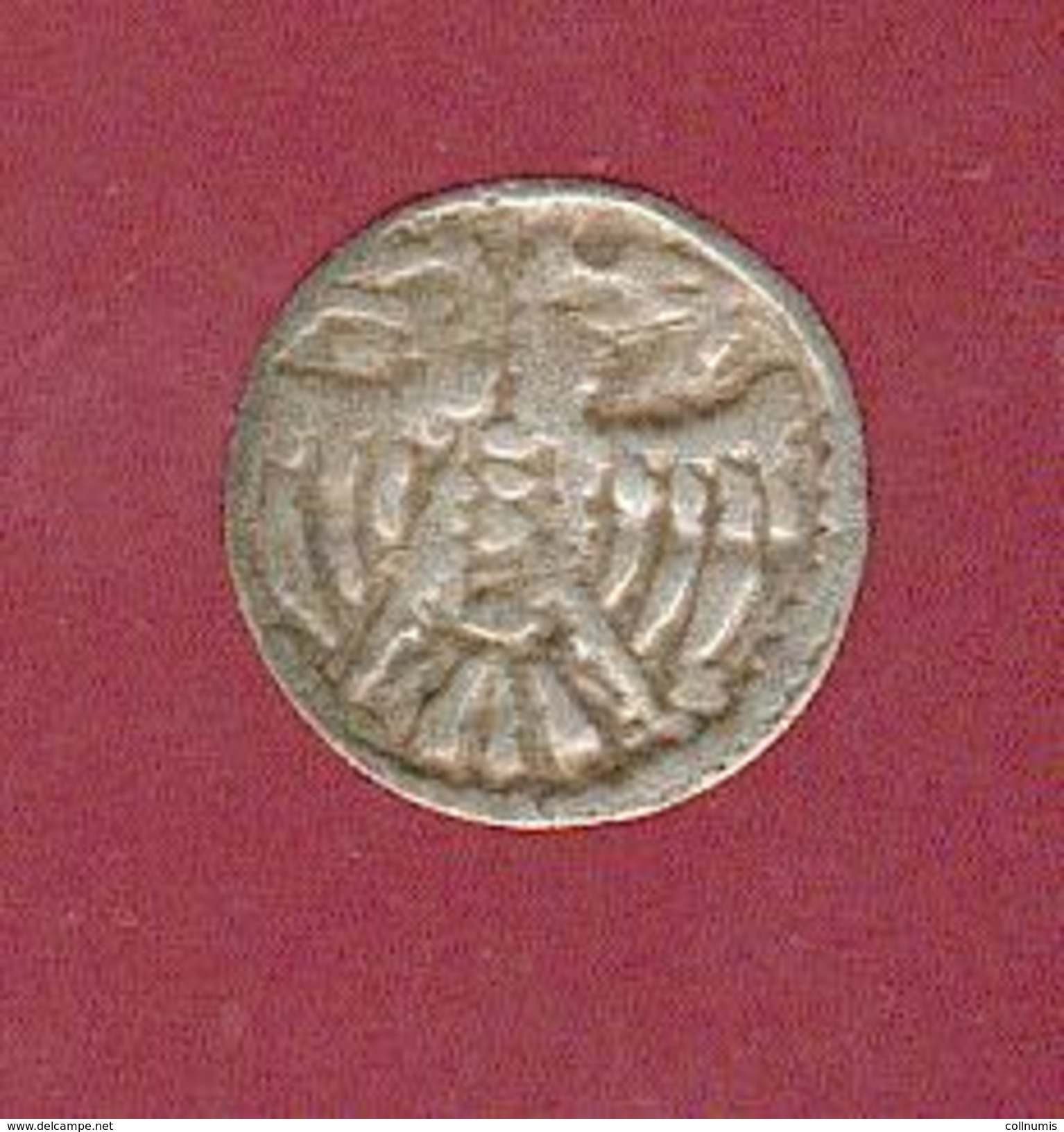 COINS, BRABANT, HENRI I-III, PETIT DENIER W EAGLE, OBV..jpg
