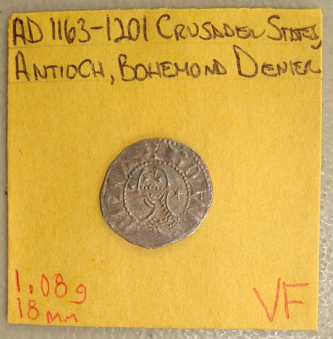 COINS, CRUSADER, ANTIOCH, BOHEMOND IV (YOU HOPE), WITH ENVELOPE AND WEIGHT.jpg