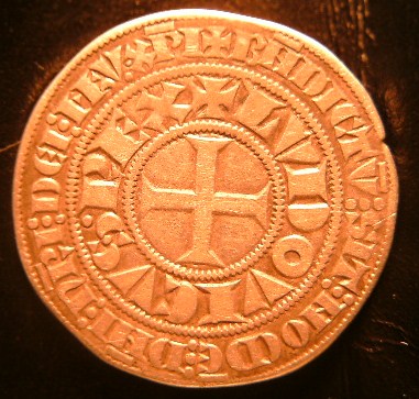 COINS, FRANCE, LOUIS IX, GROS, OBV..jpg