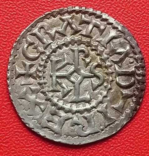 COINS, FRANCIA, FRANCE, CAROLINGIAN, CHARLES LE CHAUVE, BAYEUX, DENIER, OBV. .jpg
