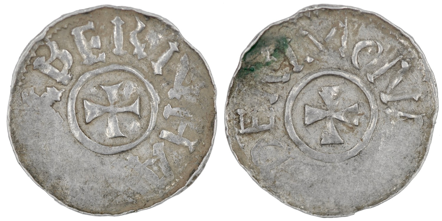 COINS, SAXONY, BERNHARD I, BOTH SIDES.jpg
