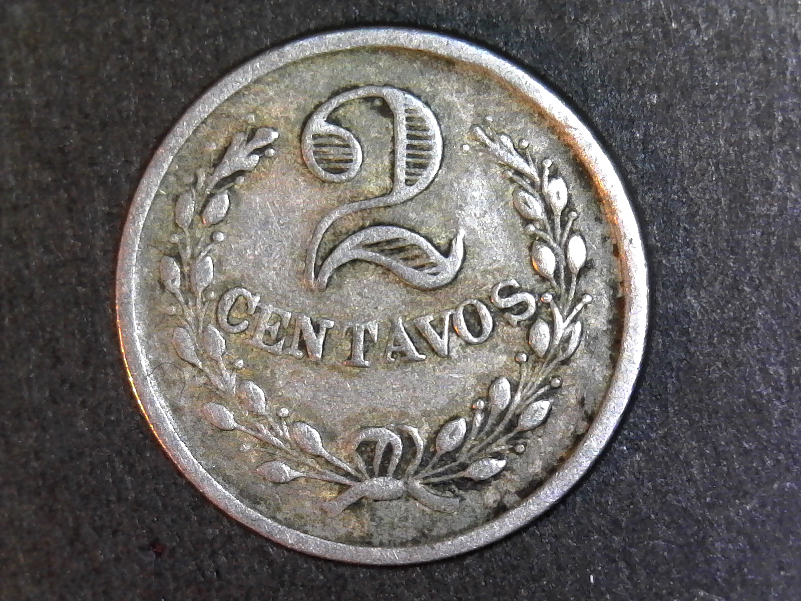 Colombia Lazareto 5 Centavos 1921 reverse.jpg