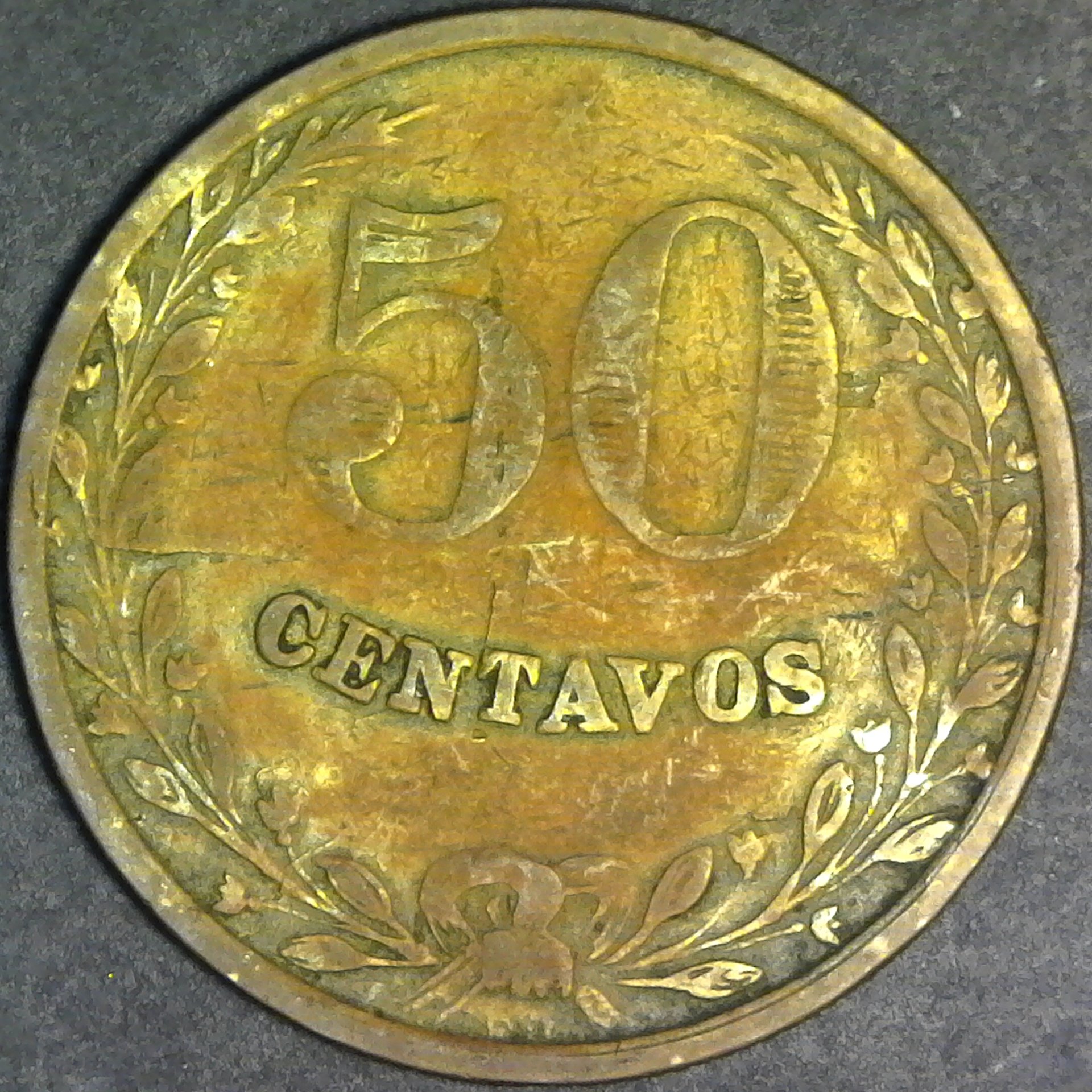 Colombia Lazareto 50 Centavos 1928 rev.jpg