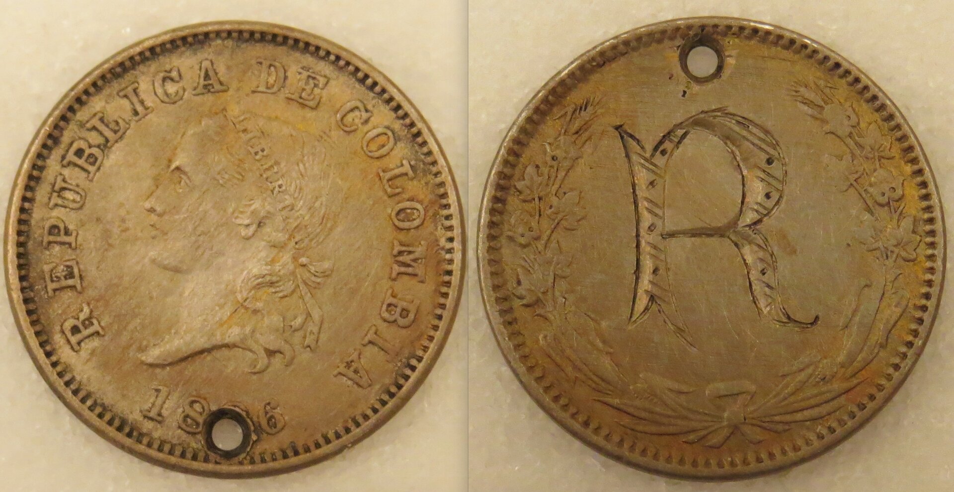 Colombia Love Token 1886 5 Centavo.jpeg