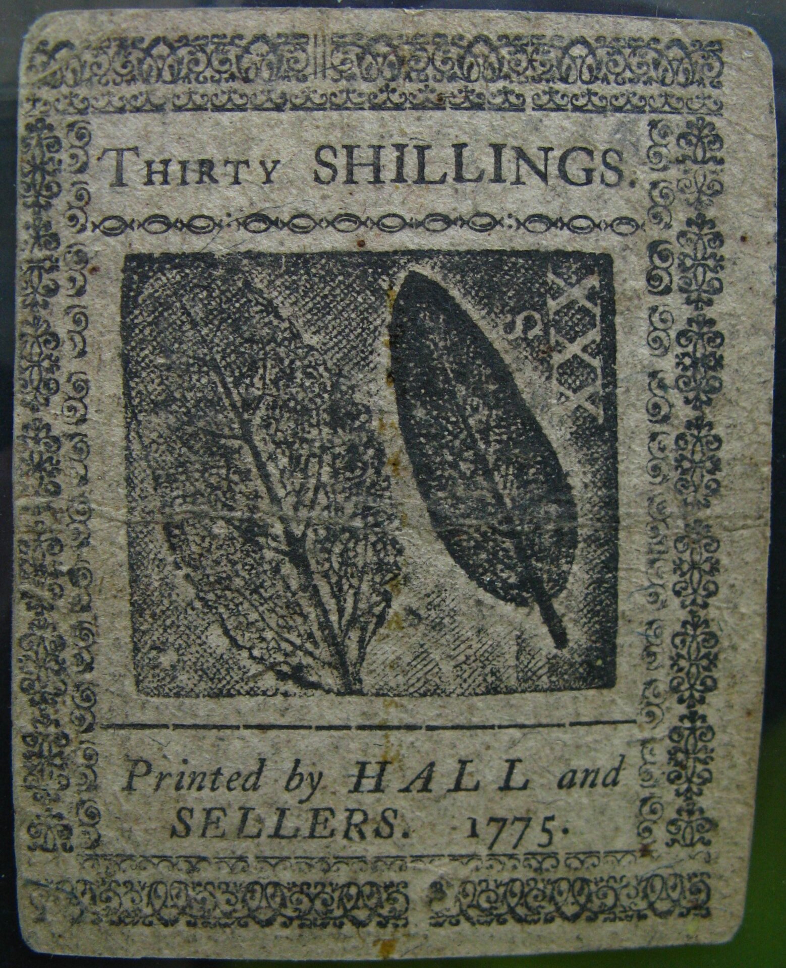 Colonial Pennsylvania 30 shillings rev (2).JPG