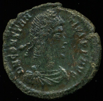 Condtantius II phoenix on mound.jpg