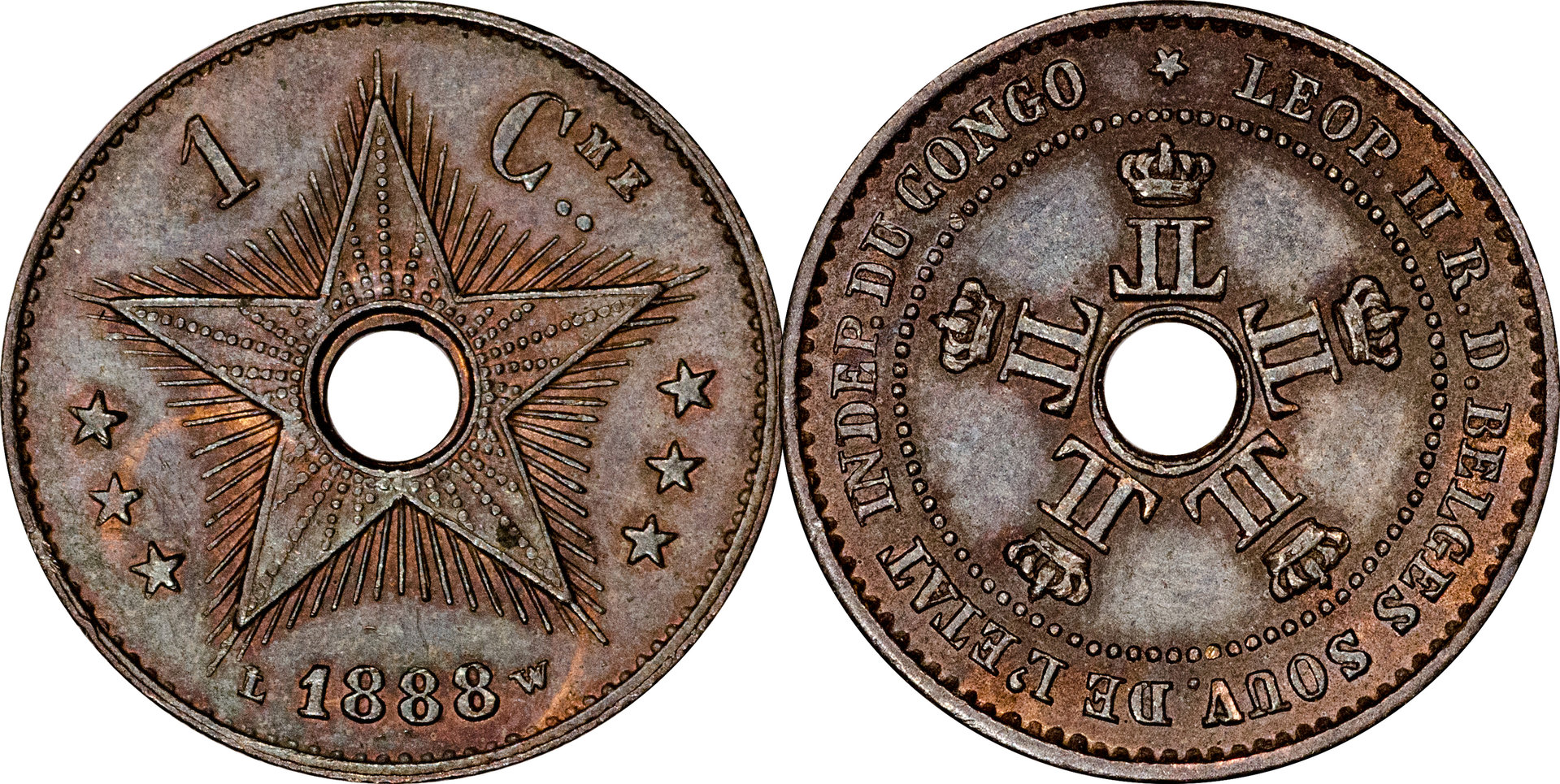 Congo (Free State) - 1888 1 Centime.jpg