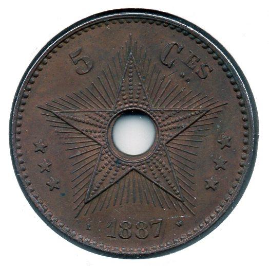 Congo Free State - 5 Centimes - 1887 - Obv.jpg