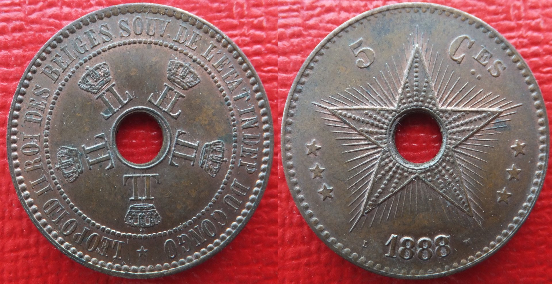 Congo Free State 5 centimes 1888 over 7 (3).jpg