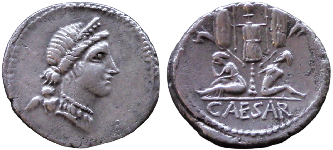 CONSERVATORI-Julius Caesar Captives Denarius.png