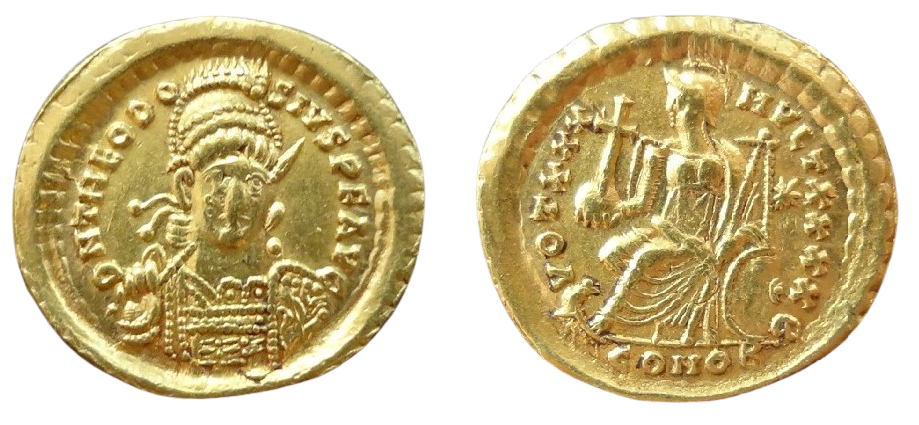 CONSERVATORI-Theodosius II Solidus #2.png