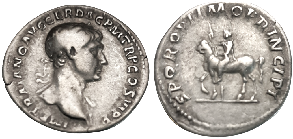 CONSERVATORI-Trajan's Equus Denarius #1 (Ex-Agora, HJB) E.png