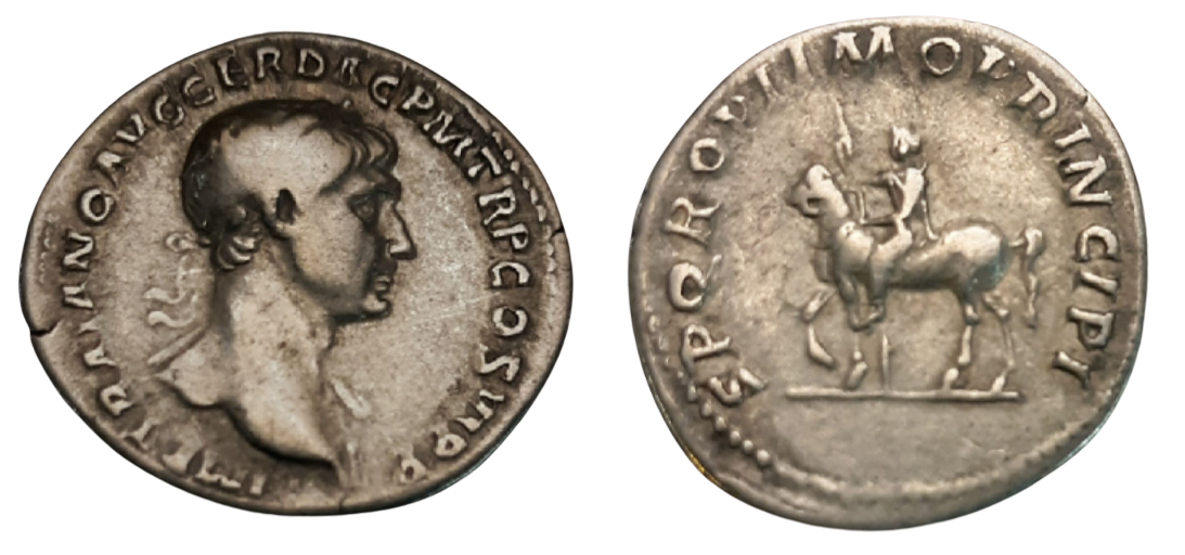 CONSERVATORI-Trajan's Equus Denarius #1 (Ex-Agora, HJB).png