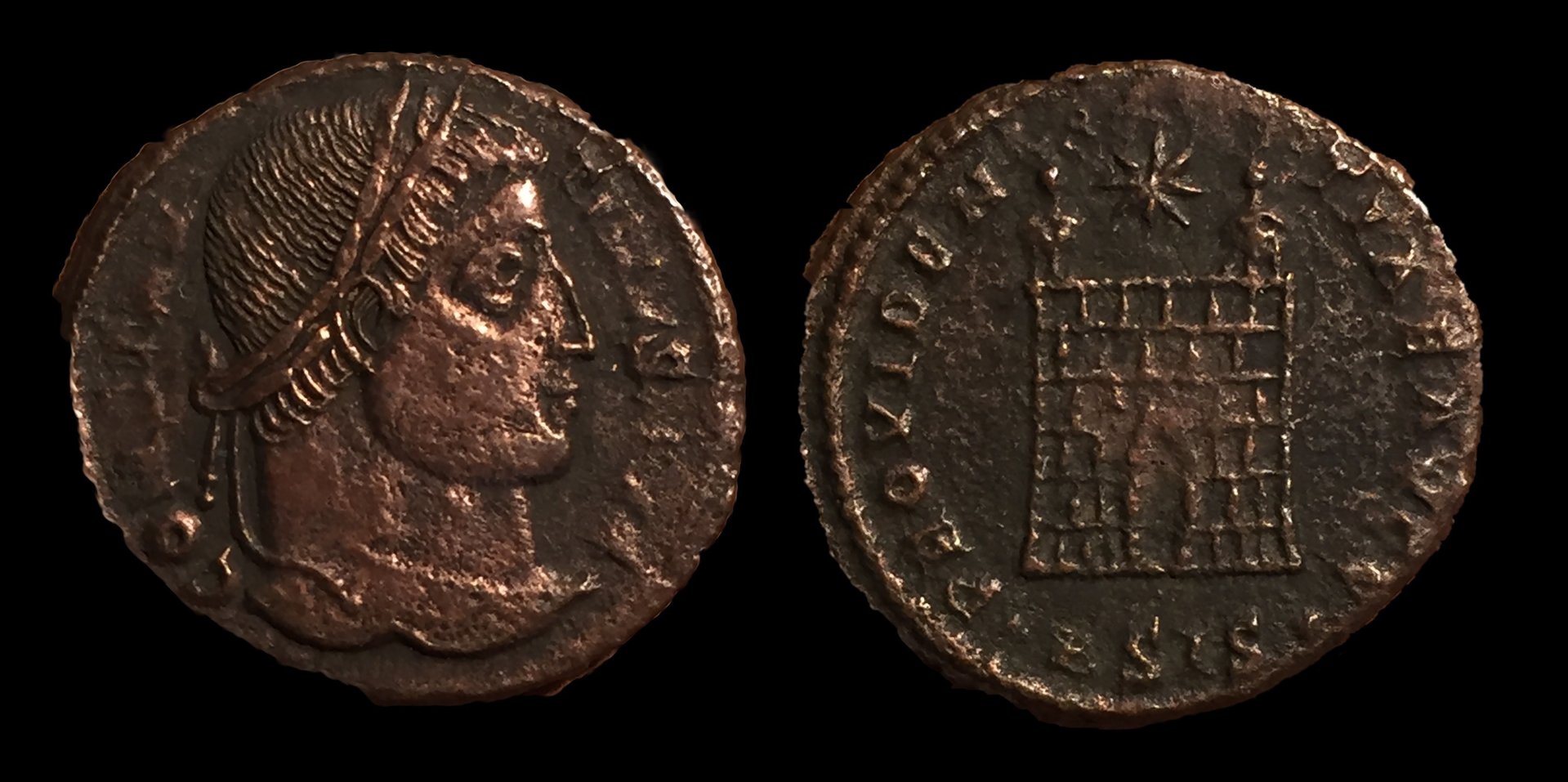 Constantine AE follis 326-327 AD RIC VII 200,B SIS Dot.jpg