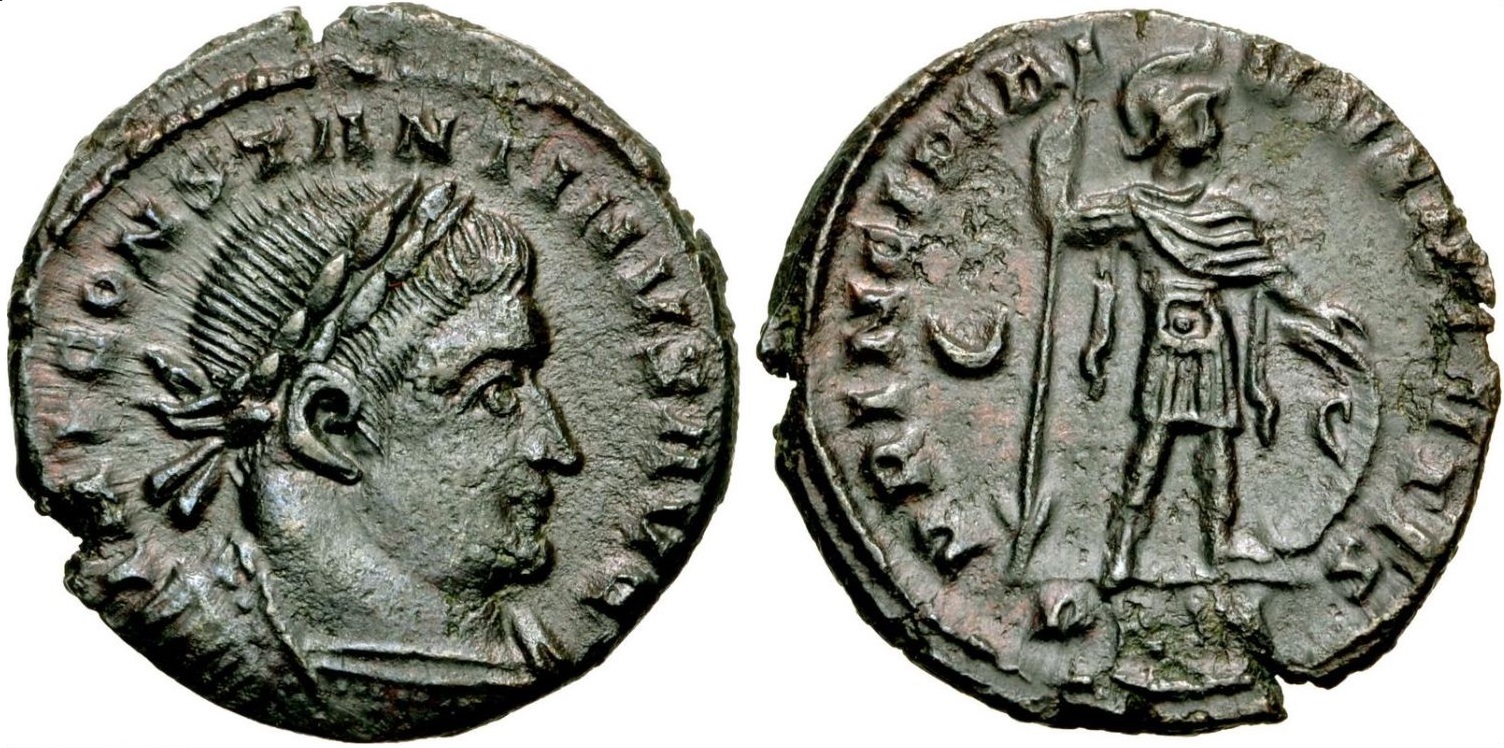 'Constantine I. AD 307_310-337. Æ Follis (18mm, 3.43 g, 7h). Londinium (London).jpg