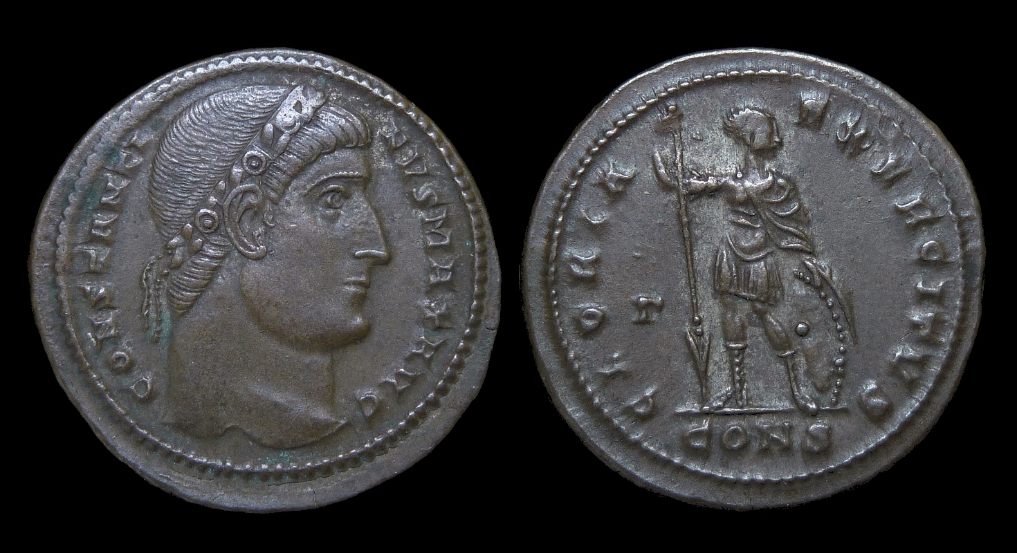 Constantine I - Follis Dattari Gloria Exercitus 2344.jpg