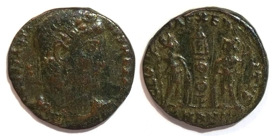 Constantine I GLORIA EXERCITVS Antioch.jpg