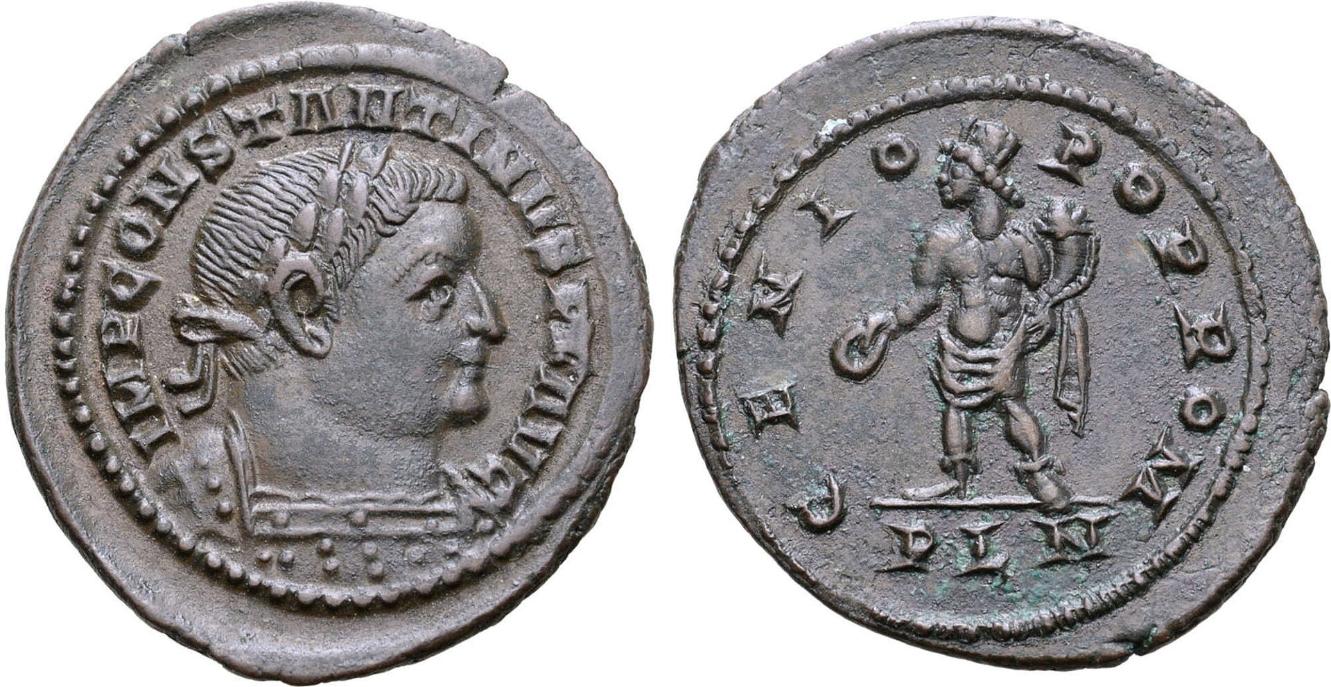 Constantine I, nummus, Ex Italo Vecchi col..jpg