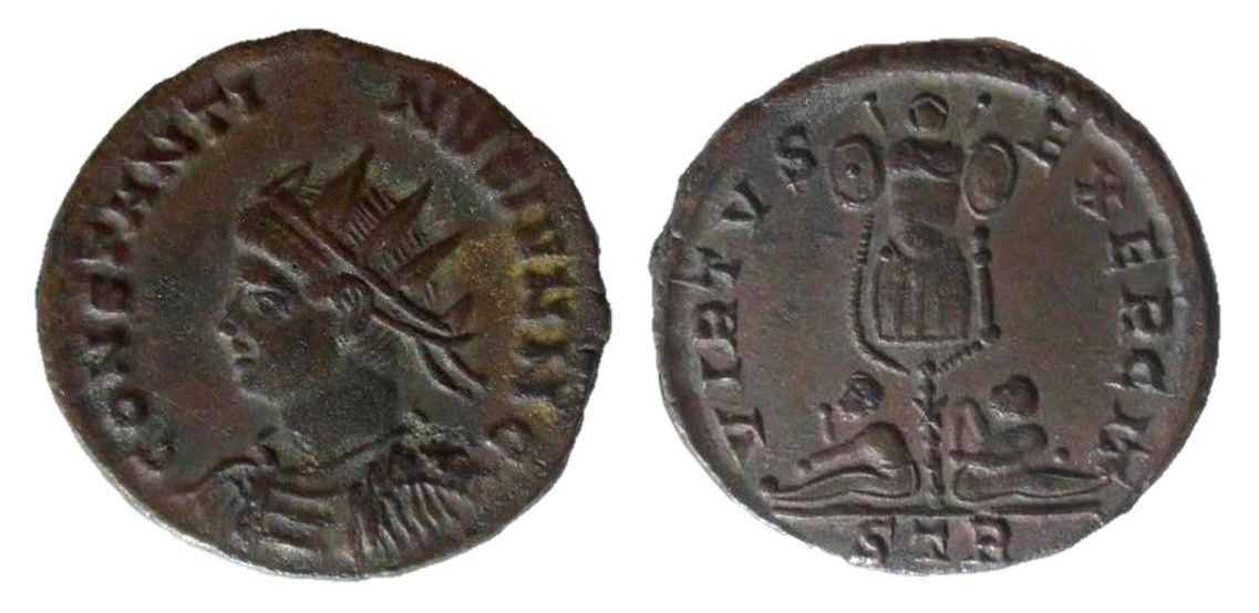 Constantine II VIRTVS EXERCIT Trier.jpg