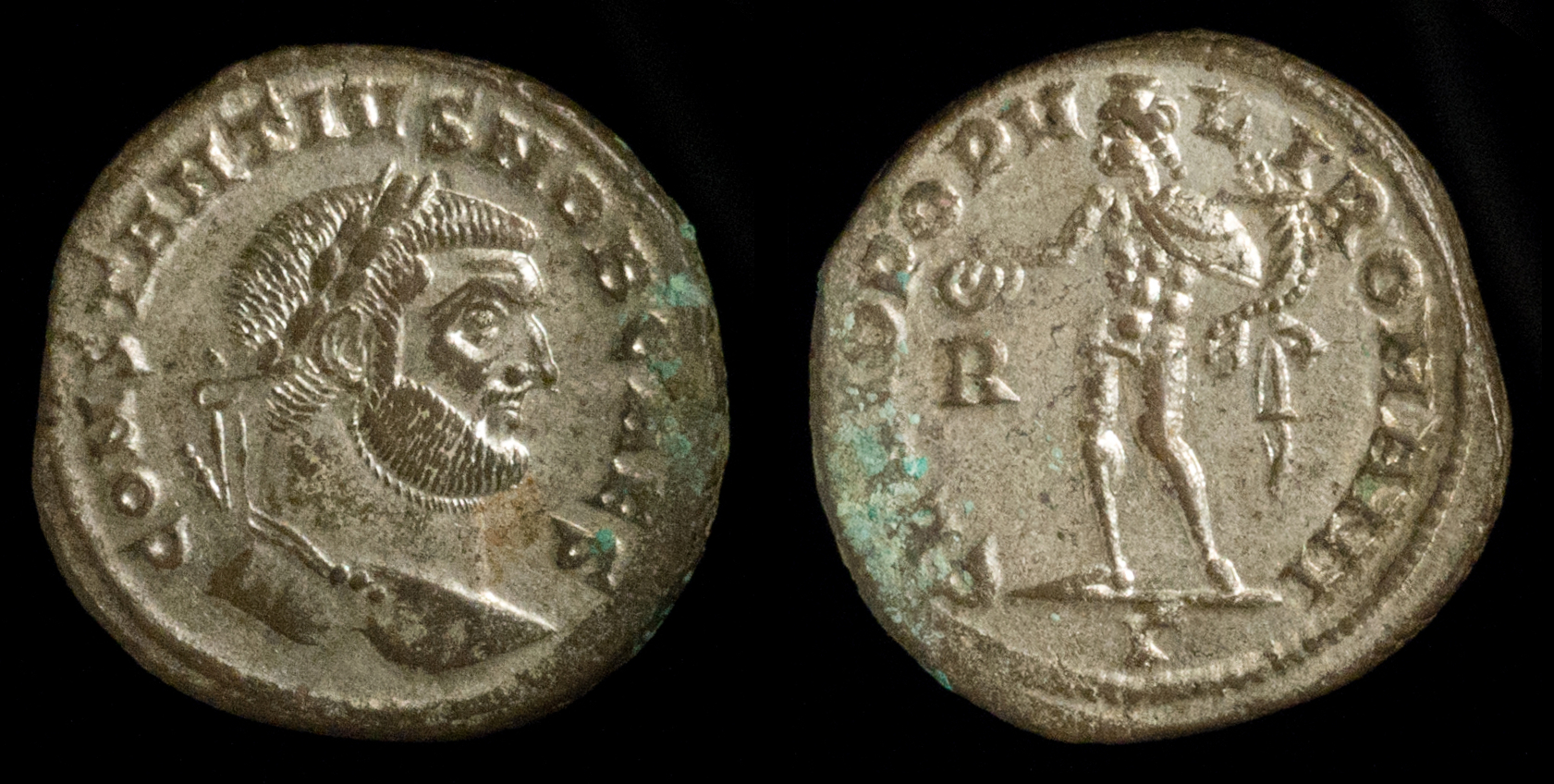 constantius as caesar, rome mint..jpg