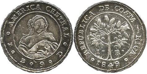 Costa Rica 1849 1 Real.jpg
