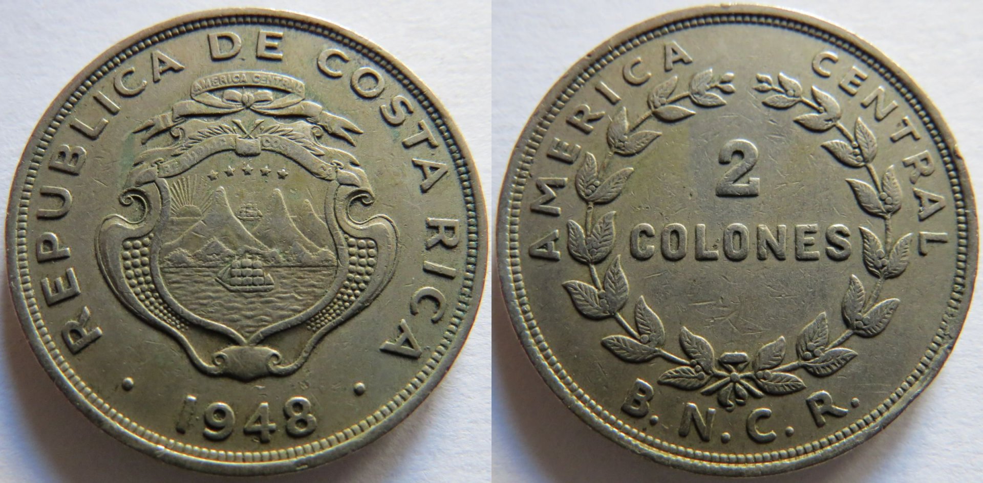 Costa Rica 1948 2 Colones copy.jpg