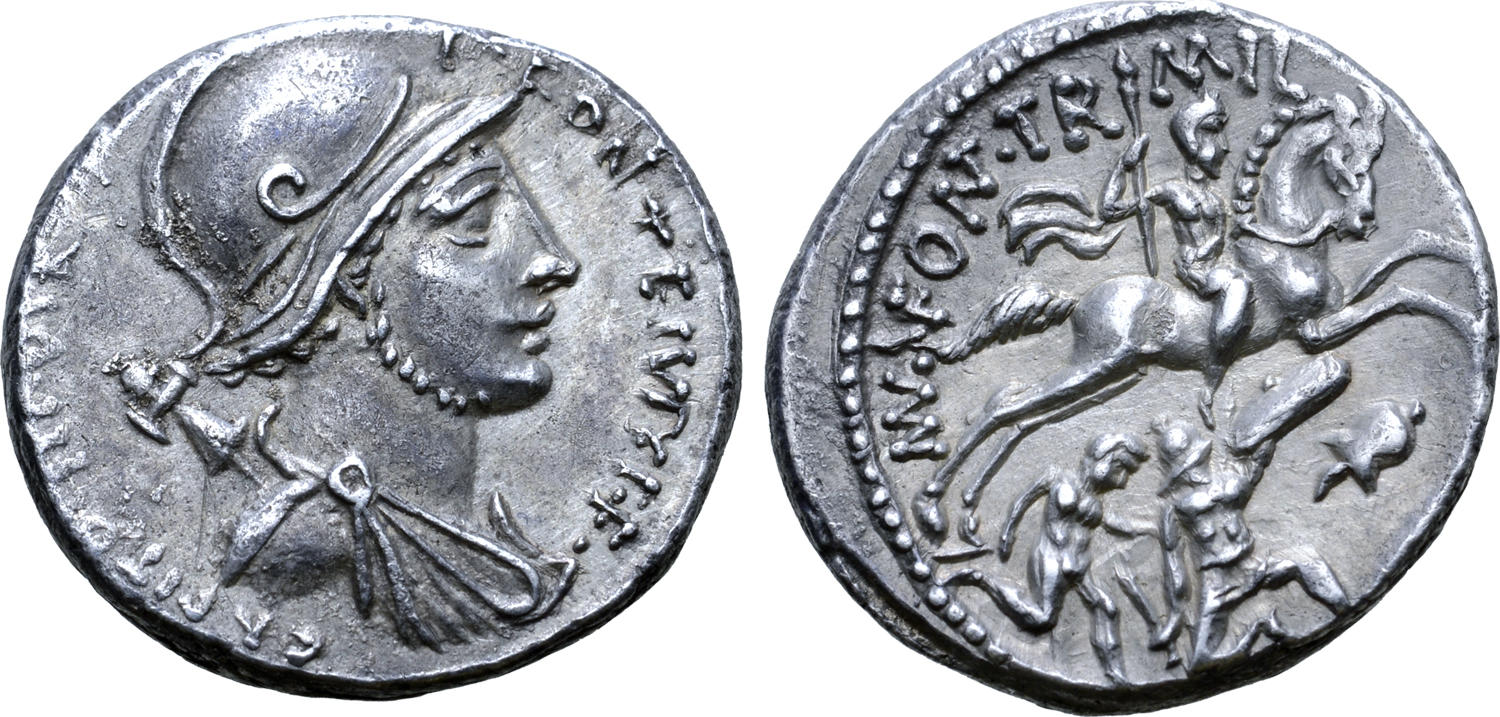 Crawford 429-1 - Fonteius Capito  my copy - photo from 2019 Roma Numismatics auction.jpg