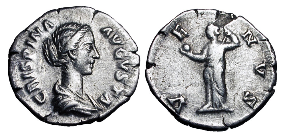 Crispina VENVS denarius.jpg