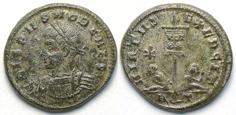 Crispus CAES Virtvs Exercit VOT XX Chi-Rho Aquileia 320 (RIC VII Aquileia 60 R5) XP 3.24g 18mm.jpg