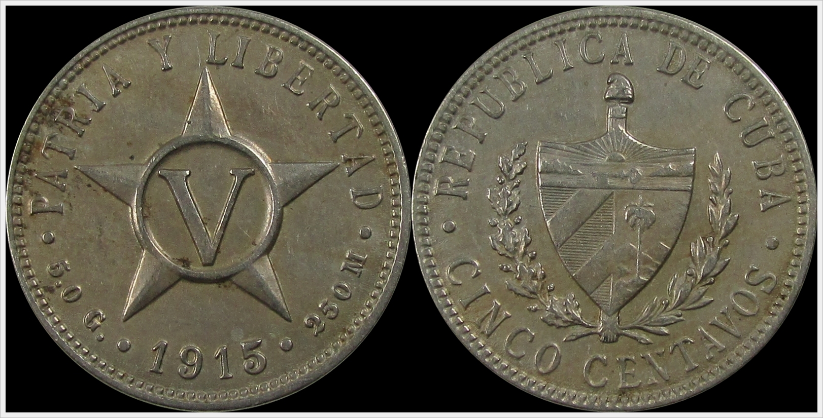 Cuba 1915 Cinco Centavos.jpg