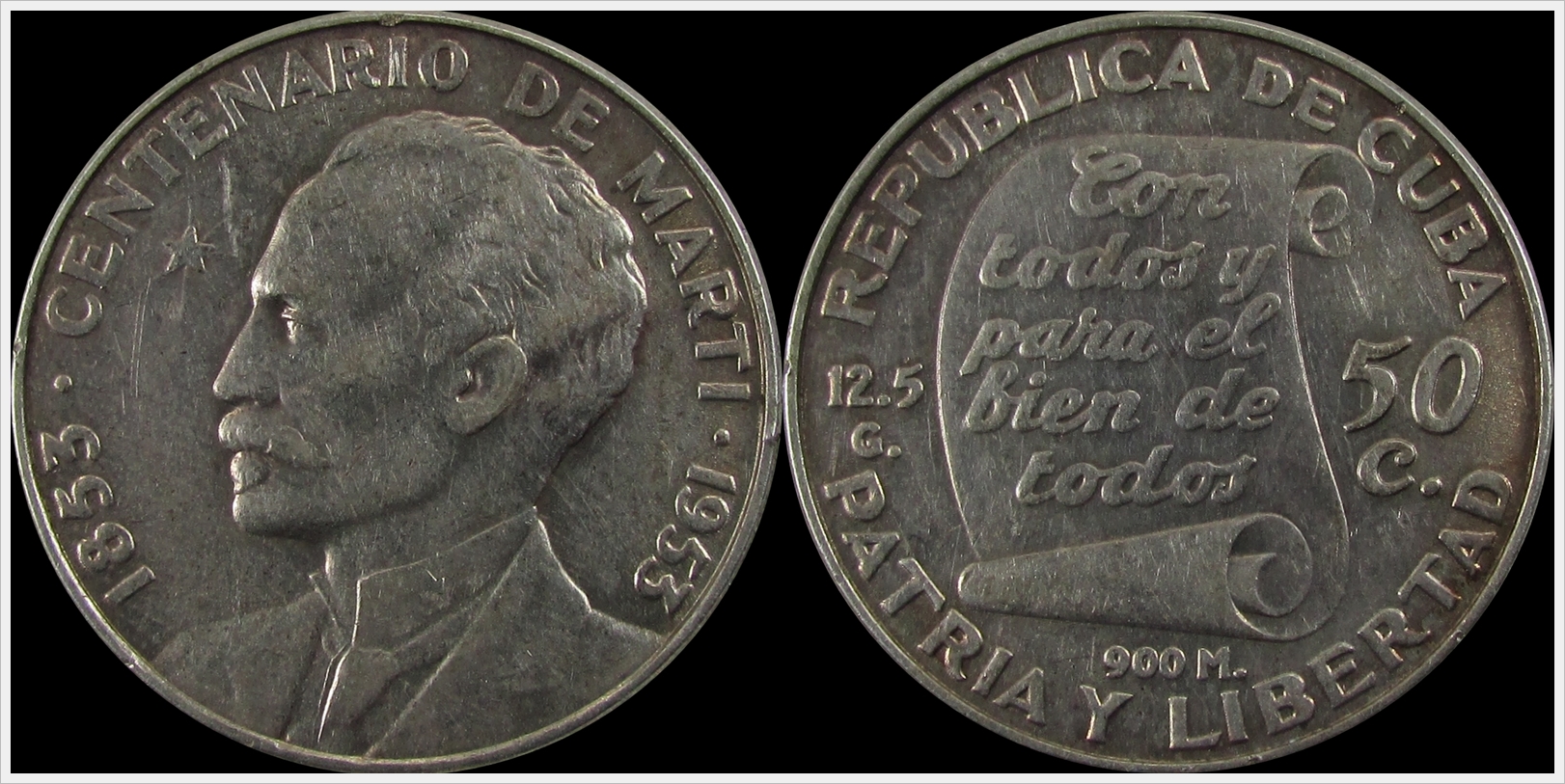 Cuba 1953 50 Centavos B.jpg