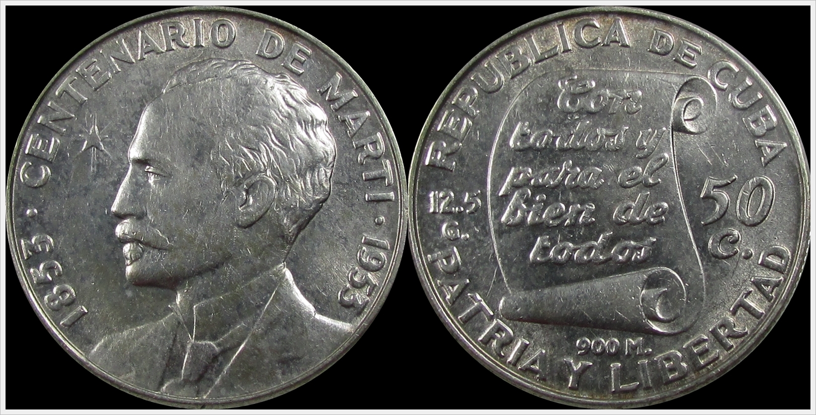 Cuba 1953 50 Centavos.jpg