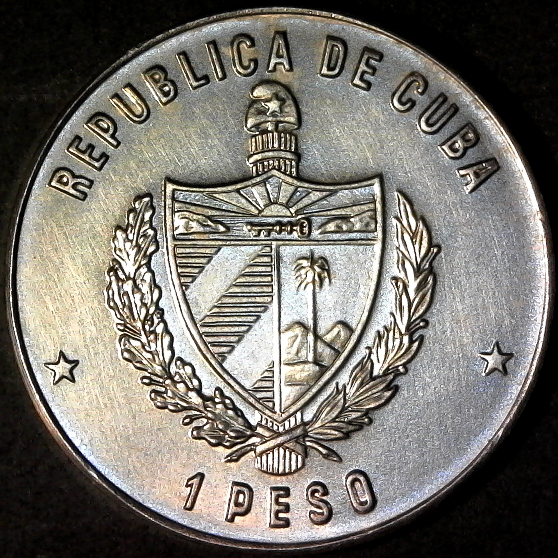 Cuba 1989 200th ann Bastille one peso 1989 rev.jpg