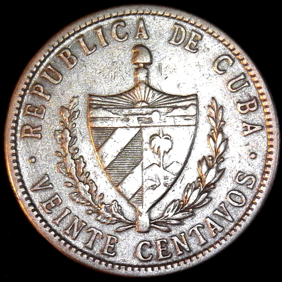 Cuba 20 Centavos 1948 obverse.jpg