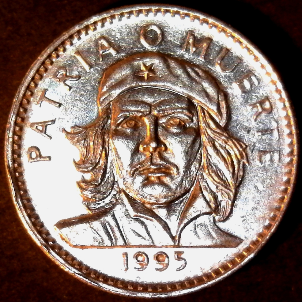Cuba Three Pesos 1995 reverse less 5.jpg
