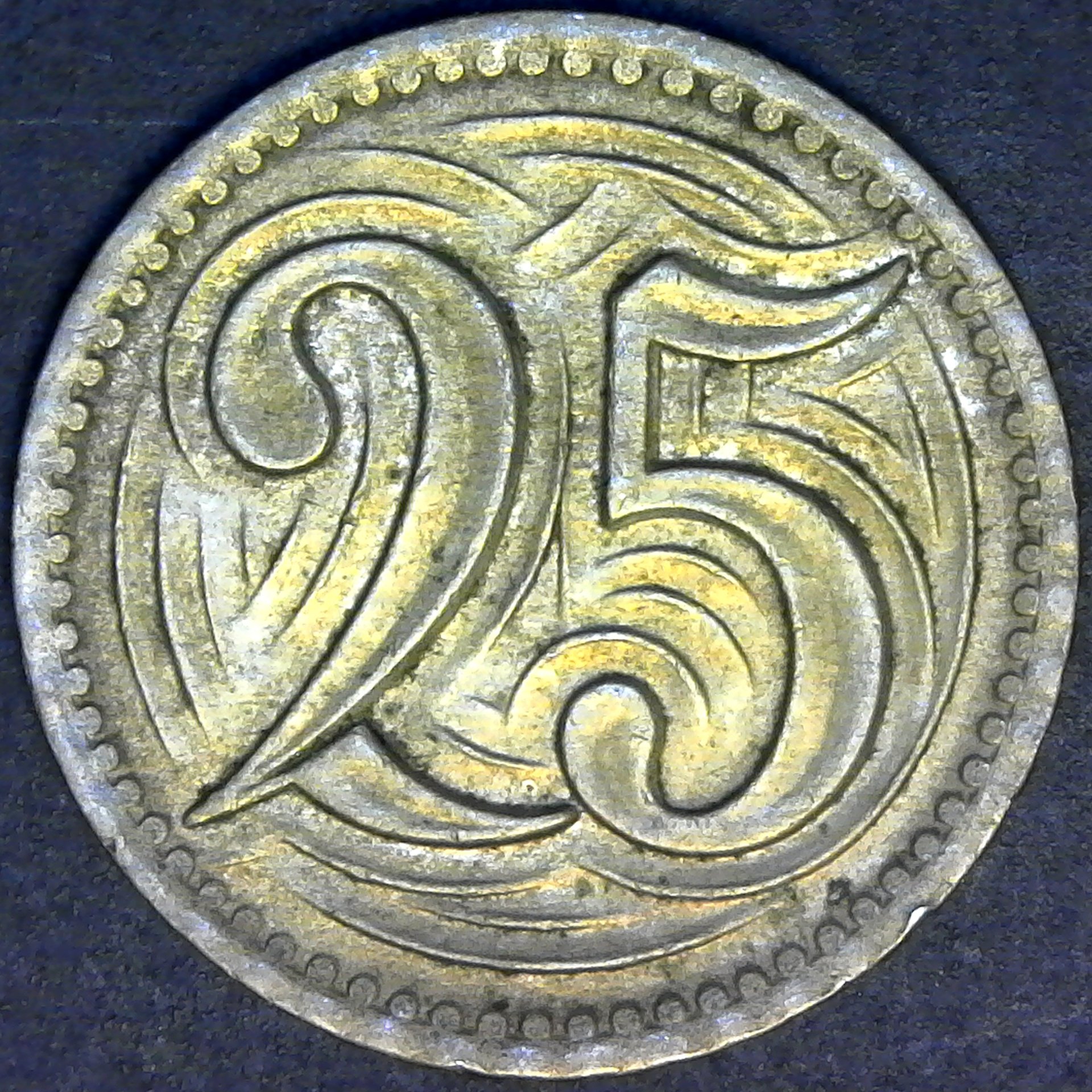 Czechoslovakia 25 Haleru 1933 rev.jpg