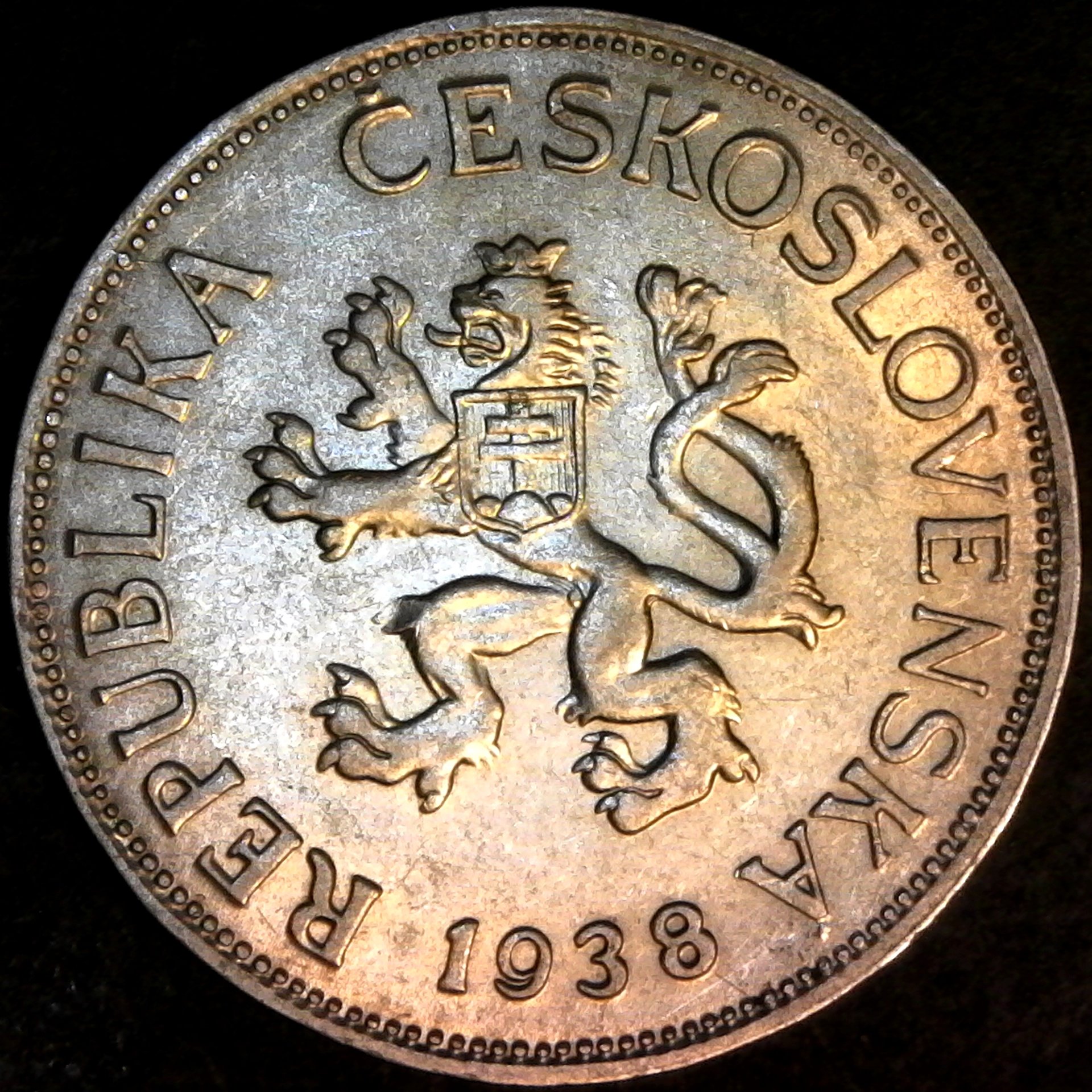 Czechoslovakia 5 Korun 1938 obv.jpg