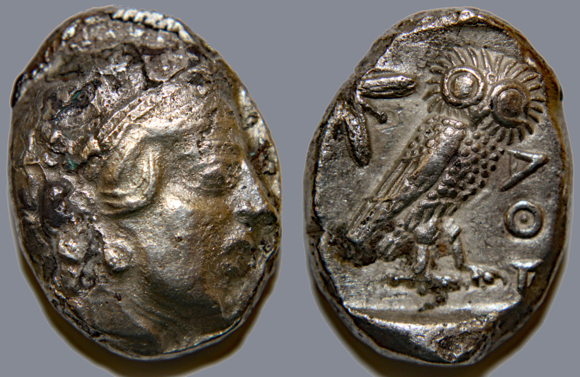 D-Camera Athens, Eastern imitation tetradrachm, possible fouree, Roma, 15.7 g, 11-6-20.jpg