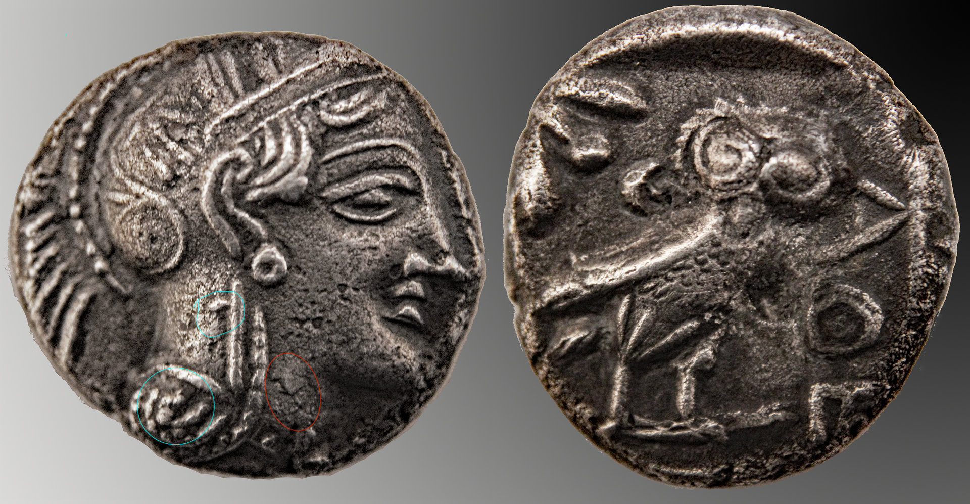 D-Camera Athens, Egypt or Eastern imitation tetradrachm, two countermarks, 16.2g, 12-31-20.jpg