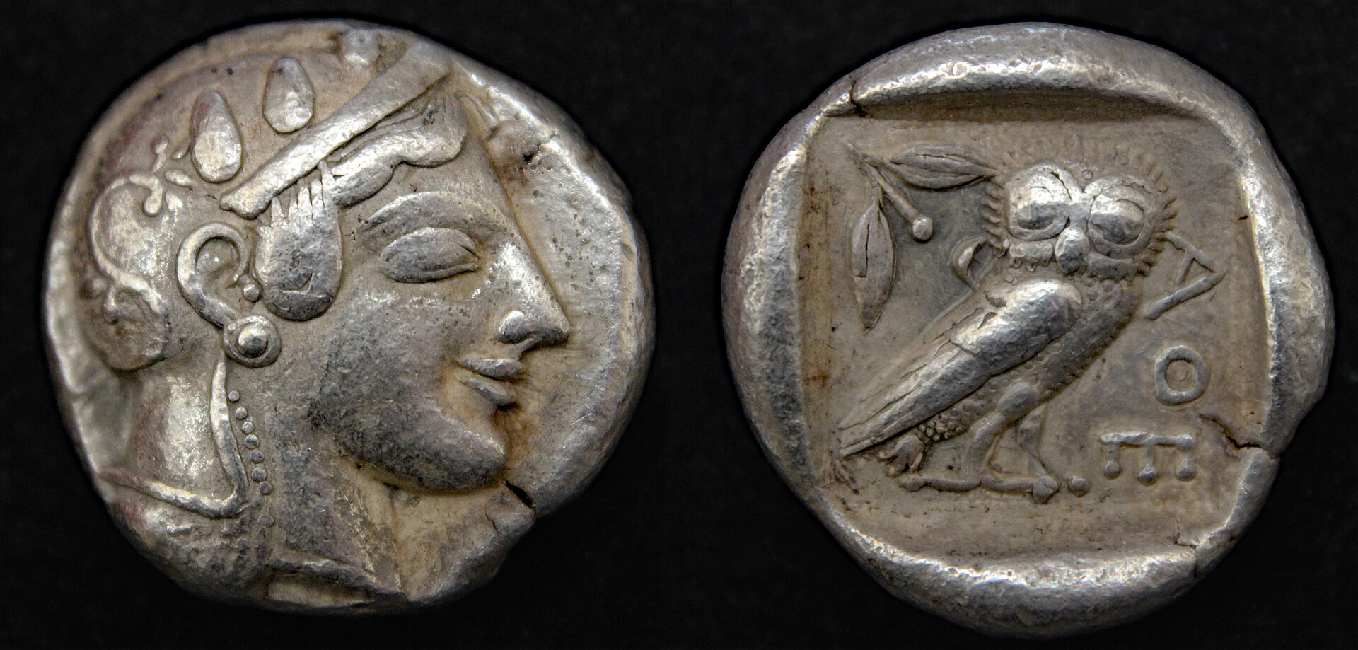 D-Camera Athens owl circa 465BC Seltman III, 16.95g fine style rare VCoins 4-1-22.jpg