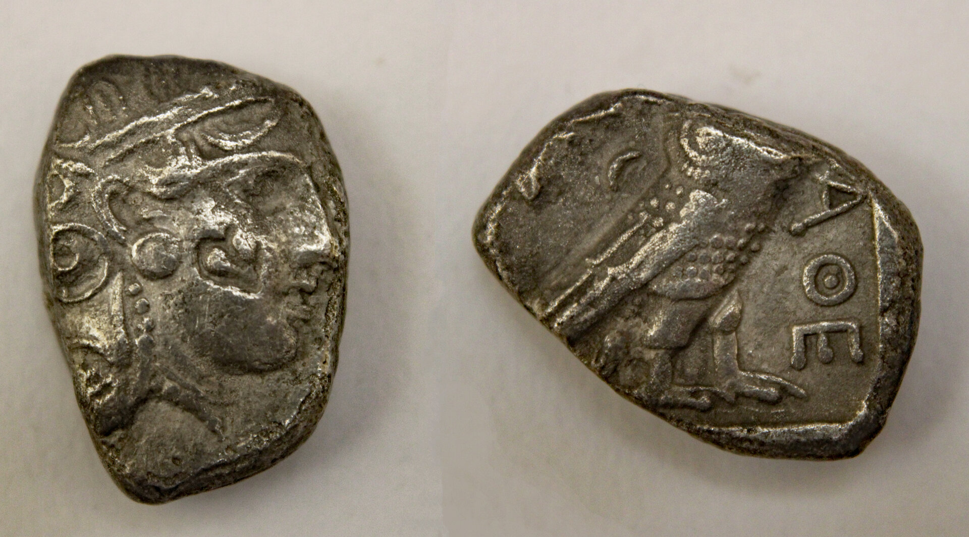D-Camera Athens tetradrachm 4th cen BC, counterstamp Gemini, 16.3g. Israel 5-6-21.jpg