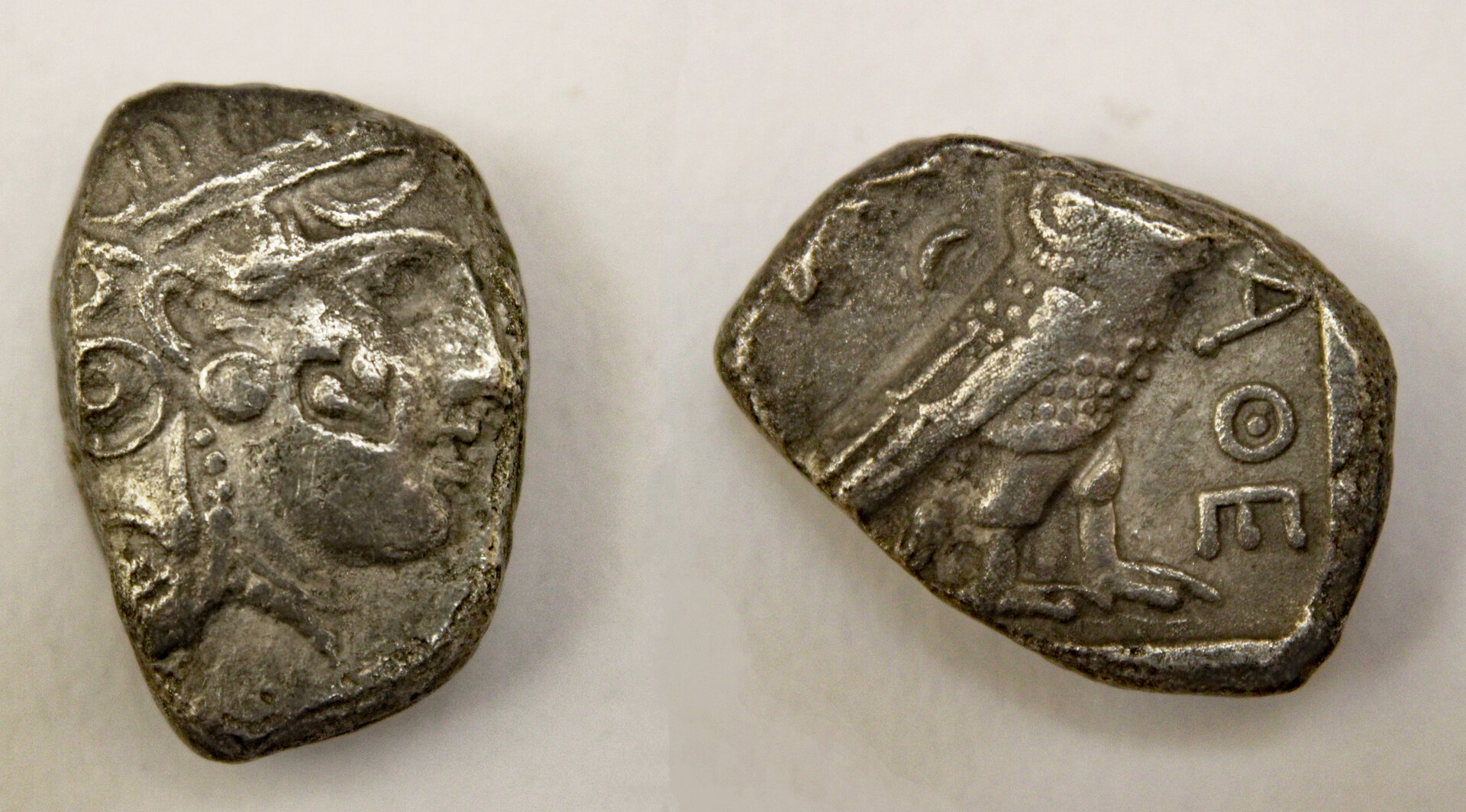 D-Camera Athens tetradrachm 4th cen BC, counterstamp Gemini, 16.3g. Israel 5-6-21.jpg