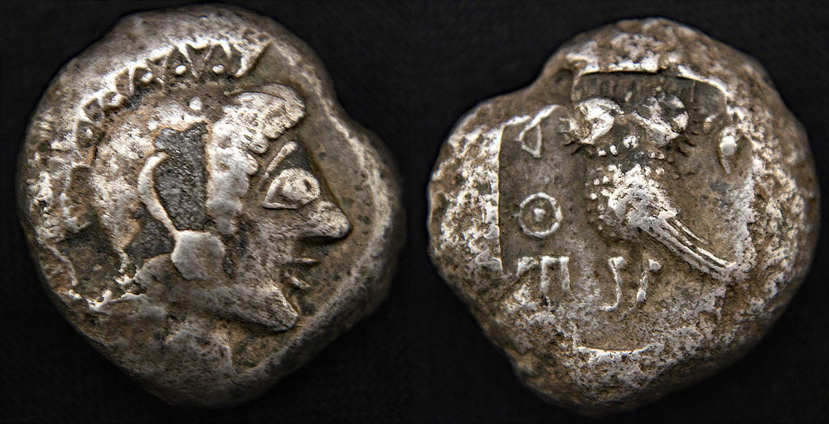 D-Camera Athens, tetradrachm, 510-480 BC, reversed ethnic and olive leaves, 17.8 g, 10-27-20.jpg